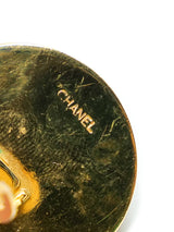 Chanel Pearl Drop Clover Earrings Accessory arcadeshops.com