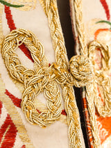 Reversible Metallic Crane Brocade Jacket Jacket arcadeshops.com