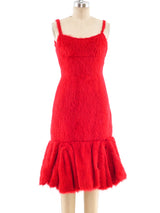 Prada Faux Fur Dress Dress arcadeshops.com
