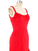 Prada Faux Fur Dress Dress arcadeshops.com