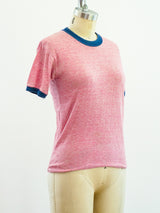 Heather Red Ringer Tee T-shirt arcadeshops.com