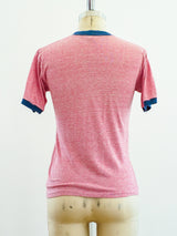 Heather Red Ringer Tee T-shirt arcadeshops.com