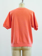 1970's Butterfly Short Sleeve Sweatshirt T-shirt arcadeshops.com