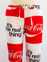 Coca Cola Logo Drawstring Pants Jacket arcadeshops.com