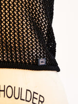 Chanel Black Knit Tank Top arcadeshops.com