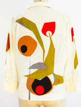 Shaheen Mid Century Printed Shirt Top arcadeshops.com