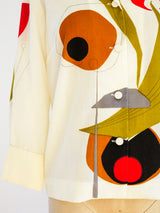 Shaheen Mid Century Printed Shirt Top arcadeshops.com