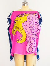 Upcycled Scarf Top Top arcadeshops.com