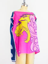 Upcycled Scarf Top Top arcadeshops.com