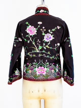 Chinese Embroidered Silk Jacket Jacket arcadeshops.com