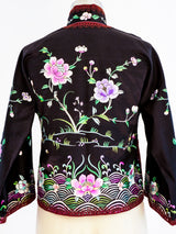 Chinese Embroidered Silk Jacket Jacket arcadeshops.com
