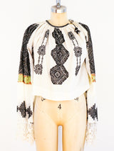 Hand Embroidered Eastern European Top Top arcadeshops.com