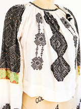 Hand Embroidered Eastern European Top Top arcadeshops.com