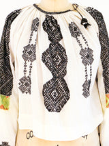 Hand Embroidered Eastern European Top Top arcadeshops.com