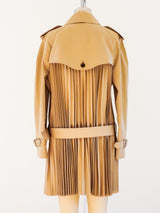 Junya Watanabe Pleated Trench Coat Jacket arcadeshops.com