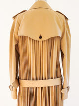 Junya Watanabe Pleated Trench Coat Jacket arcadeshops.com