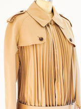 Junya Watanabe Pleated Trench Coat Jacket arcadeshops.com
