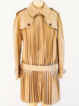 Junya Watanabe Pleated Trench Coat Jacket arcadeshops.com