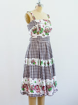 Novelty Kitten Print Sundress Dress arcadeshops.com
