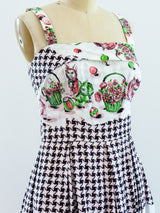 Novelty Kitten Print Sundress Dress arcadeshops.com