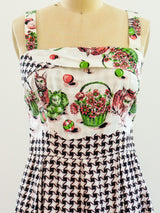 Novelty Kitten Print Sundress Dress arcadeshops.com