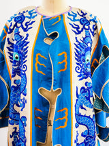 Dragon Embroidered Chinese Silk Robe Jacket arcadeshops.com