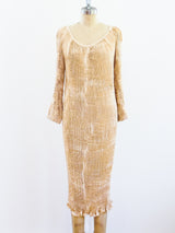 Patricia Lester Plisse Pleated Column Dress Dress arcadeshops.com