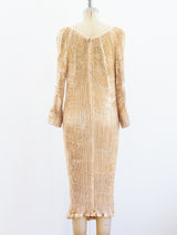 Patricia Lester Plisse Pleated Column Dress Dress arcadeshops.com