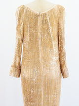 Patricia Lester Plisse Pleated Column Dress Dress arcadeshops.com