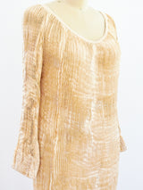 Patricia Lester Plisse Pleated Column Dress Dress arcadeshops.com