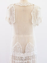 1920s French Net and Lace Dress Dress arcadeshops.com
