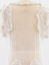 1920s French Net and Lace Dress Dress arcadeshops.com