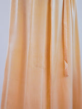 1920s Peach Silk Nightgown Dress arcadeshops.com