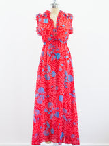 Zandra Rhodes Shell Printed Gown Dress arcadeshops.com