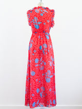 Zandra Rhodes Shell Printed Gown Dress arcadeshops.com