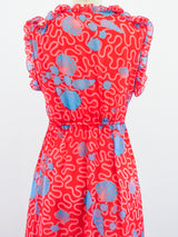 Zandra Rhodes Shell Printed Gown Dress arcadeshops.com
