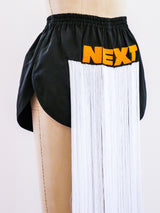 Bernhard Willhelm Beaded Fringe Shorts Bottom arcadeshops.com