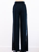 Yves Saint Laurent Sequin Stripe Tuxedo Pants Pants arcadeshops.com