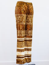 Jean Paul Gaultier Printed Sequin Pants Pants arcadeshops.com