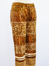 Jean Paul Gaultier Printed Sequin Pants Pants arcadeshops.com