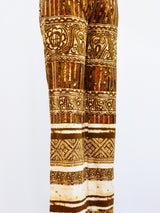 Jean Paul Gaultier Printed Sequin Pants Pants arcadeshops.com