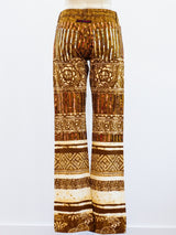 Jean Paul Gaultier Printed Sequin Pants Pants arcadeshops.com