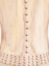 Roncelli Studded Peach Jacket Jacket arcadeshops.com
