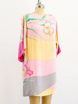 Flora Kung Floral Silk Dress Dress arcadeshops.com