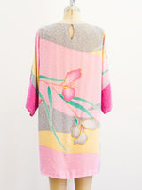 Flora Kung Floral Silk Dress Dress arcadeshops.com