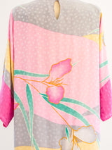 Flora Kung Floral Silk Dress Dress arcadeshops.com