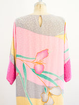 Flora Kung Floral Silk Dress Dress arcadeshops.com