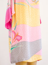 Flora Kung Floral Silk Dress Dress arcadeshops.com