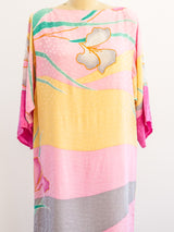 Flora Kung Floral Silk Dress Dress arcadeshops.com