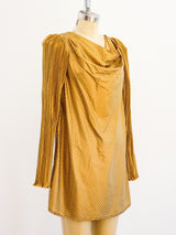 Jeanne Marc Pleated Sleeve Dress Dress arcadeshops.com